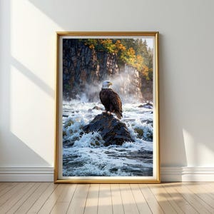 Majestic Eagle Digital Art | Printable Eagle Wall Art | T-Shirt Design, Mug, Pillow, iPhone Wallpaper | 7 Images Instant Download