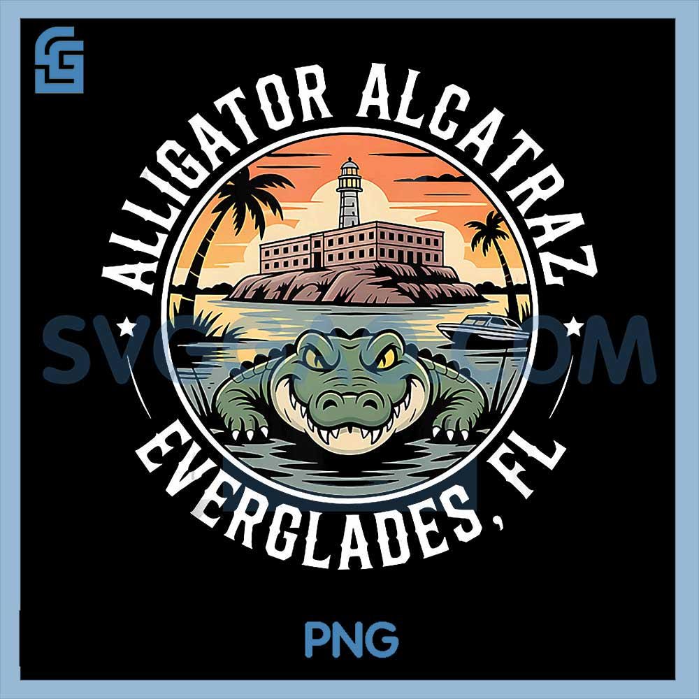 Alligator Alcatraz PNG, Make Alligators Great Again PNG, Alligator Lover Florida Fan, Alcatraz Gator Enforcement PNG, Instant Download