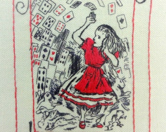 Alice in Wonderland book bag