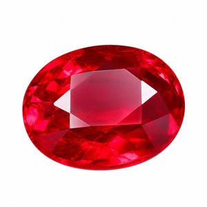 9 Ct Pigeon Blood Red Ruby Certified Natural Loose Gemstone Perfect 0val Cut | Ideal For Engagement & Jewellery Making Free Delivery