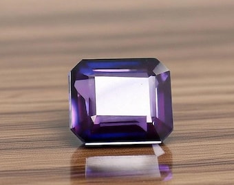 Purple Tanzanite Radiant Shape Gemstone | Certified Natural Loose Gemstone For Fine Birthstone Jewelry, For Collector's, Free Delivery