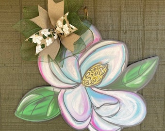 Wreath, Door Hanger, Magnolia, Louisiana, Magnolia Decor, Louisiana Decor