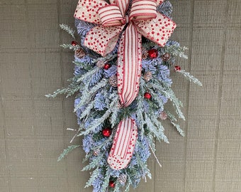 Wreath, Christmas Wreath, Country Christmas Wreath, Rustic Christmas Wreath, Winter Wreath, Swag, Christmas Swag