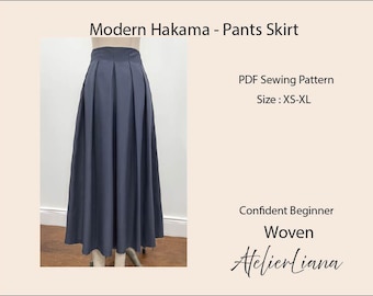 Modern Hakama Pants Skirt