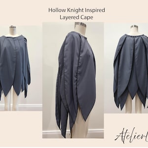 Knight Cape Pattern Hollow Knight Inspired Layered Cape, DIY Sewing Pattern (PDF) - Etsy