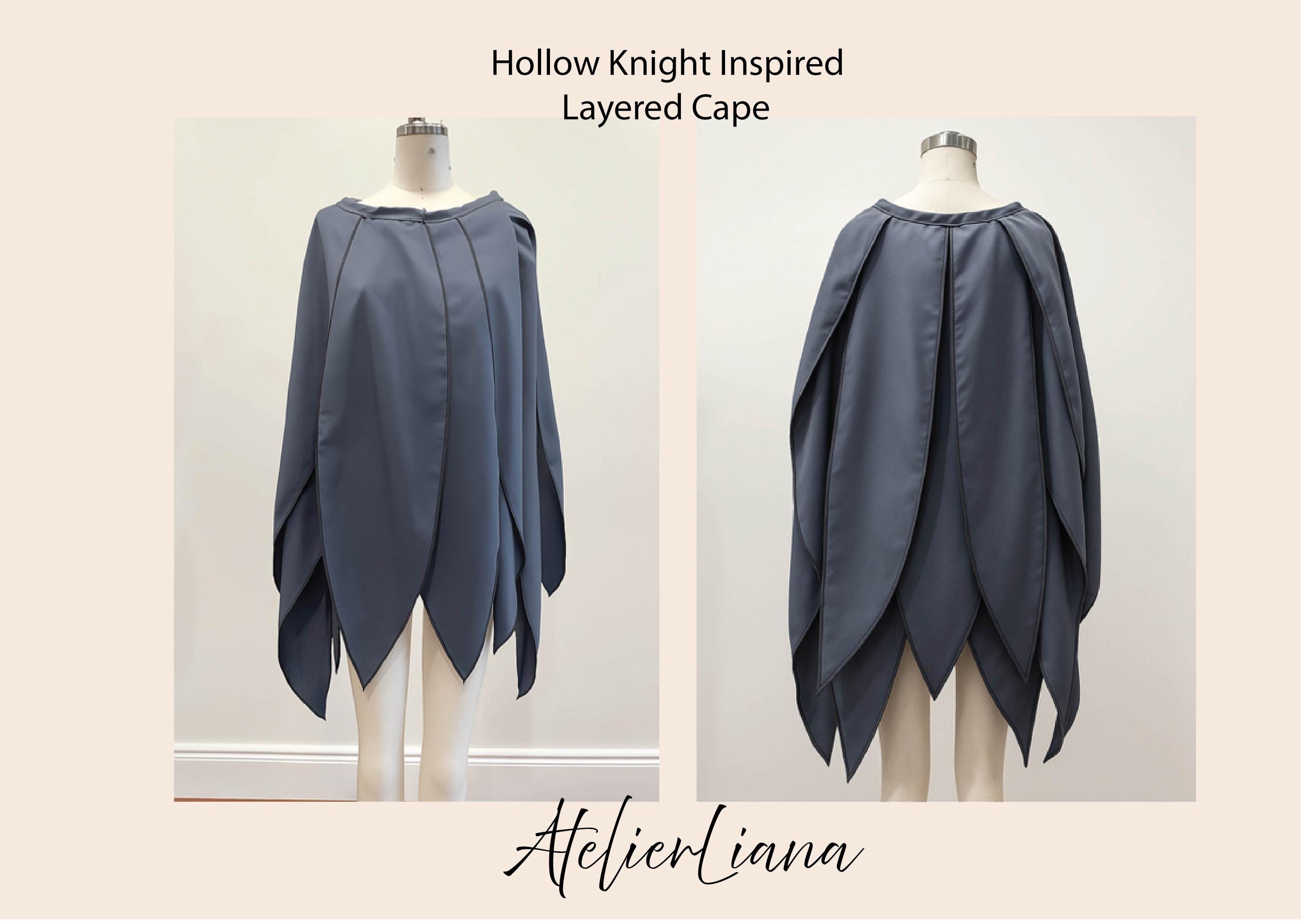 Knight Cape Pattern Hollow Knight Inspired Layered Cape, DIY Sewing Pattern (PDF) - Etsy