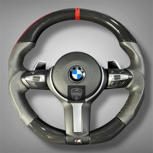 BMW Piano Black Napa Leather Sport W/heated Steering Wheel for BMW F30 F32 F80 F82 F15 F16 F85 F86 X5 X6 M2 M3 M4