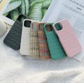 Woven Fabric Texture iPhone Case: Soft, Stylish, Protective product logo