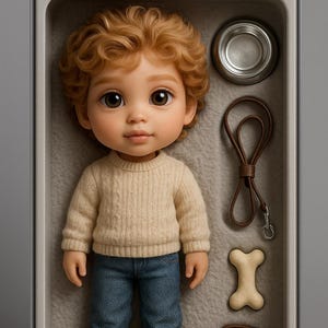 Individuell gestaltete Digitale Actionfigur Starter Pack: Personalisierter Charakter (Digitaler Download)