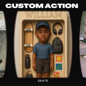 Custom Action Figure, Toy Figure from Your Photo, Personalized Starter Pack, Digital Download, Custom Toy Figure Art, Gift For Teacher, Nurs