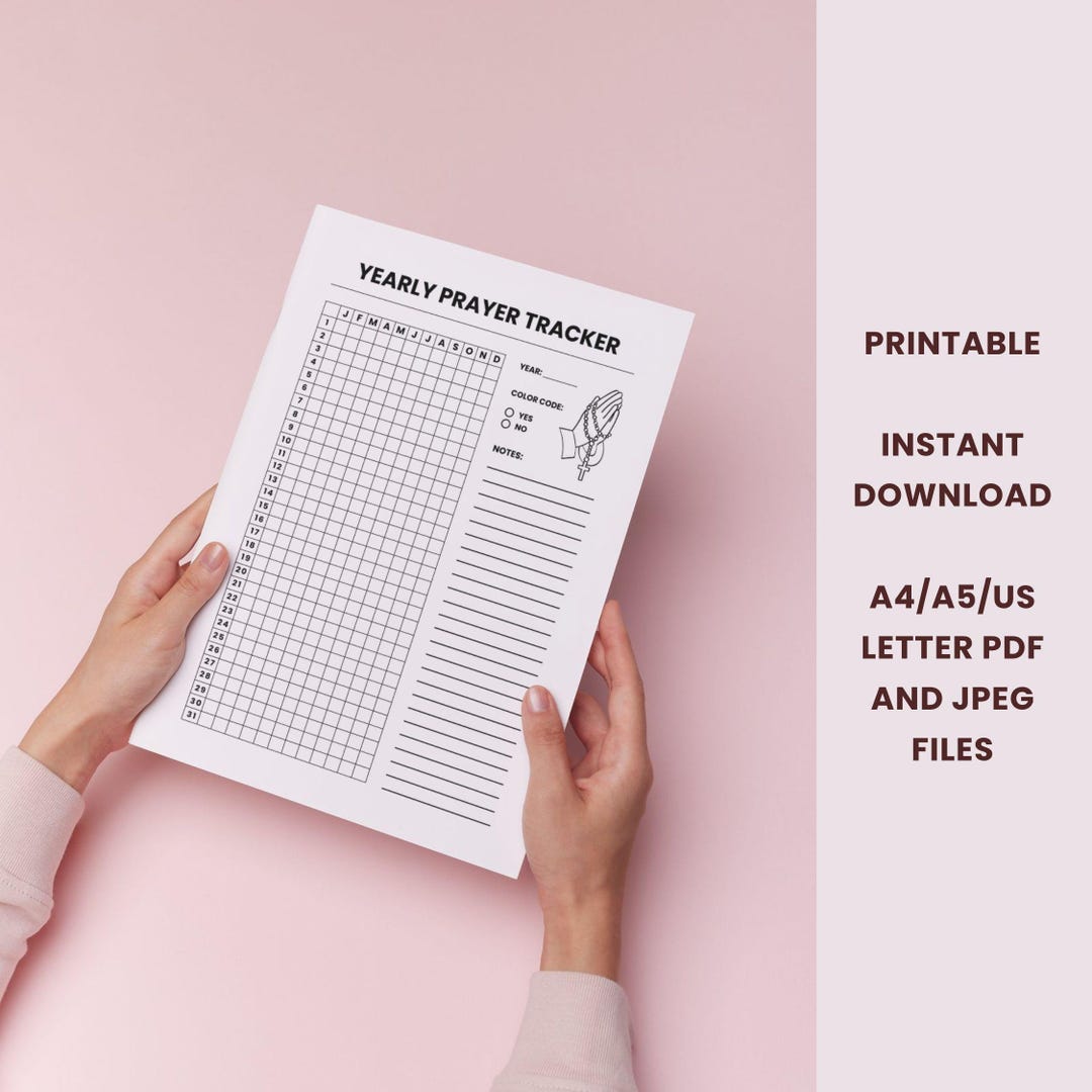 Prayer Chart.pdf Printable Prayer Tracker Digital Prayer Journal Page Prayer Planner ...