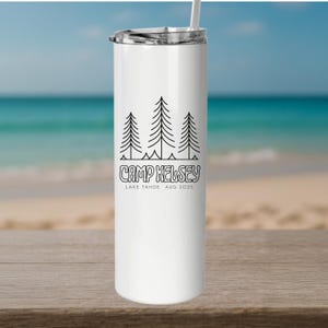 Camp Bachelorette Tumbler: Rustic Cabin Bridal Party Favor