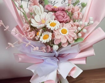 Blumenstrauß Häkelanleitung (PDF Digital Download)