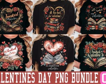 All Book for Valentine's PNG Bundle