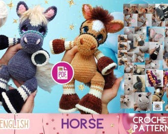 Horse Pony Crocht / Amigurumi Pattern
