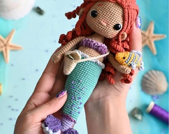 Best Seller LITTLE MERMAID Crochet Pattern Pages Printable Digital Instant Download PDF Best Selling Item Popular