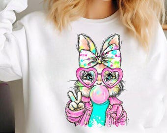 Glitzer Osterhase Coquette Png