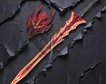 Solo Leveling Igris Sword –  Scale Metal Replica | solo Leveling Arise | Arise Anime Sword | Christmas gift for Gamer