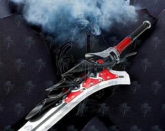 Devil May Cry 4 Red Queen Sword | Full Metal Cosplay Sword | Life