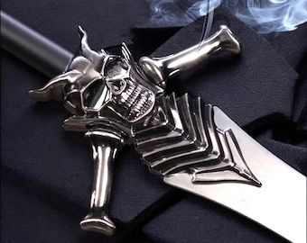 Réplica a tamaño real de la Gran Espada de la Rebelión de Dante – Espada de metal inspirada en Devil May Cry, accesorio de cosplay hecho a mano, regalo para gamers o novios.