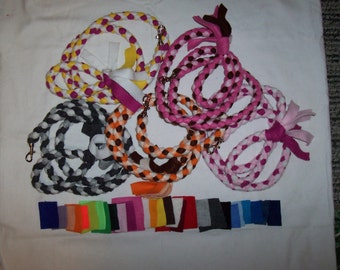 Braided Fleece Leash