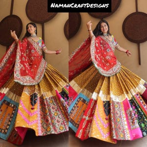 Rajasthani Lehenga Choli Readymade Blouse Chaniya Choli Dandiya Outfit Designer Garba Indian Ethnic Dress Partywear Navratri Clothing Women