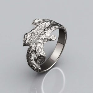 Tree Branch Ring, Charming Personalized Sterling Silver Forest Jewelry, Sizes 6-12