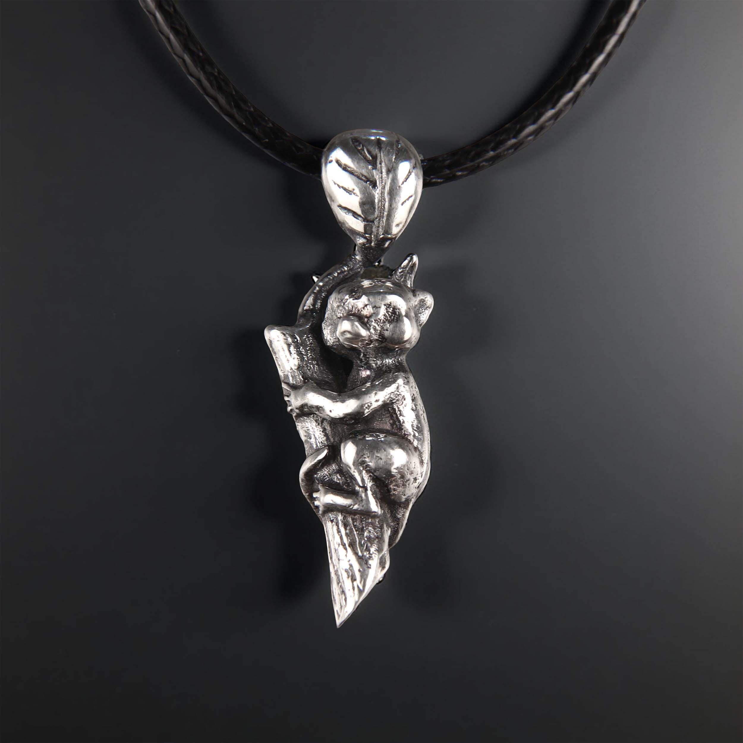 Pendentif Singe Argent Sterling 925 - Collier Animalier, Breloque, Neuf Sans Emballage
