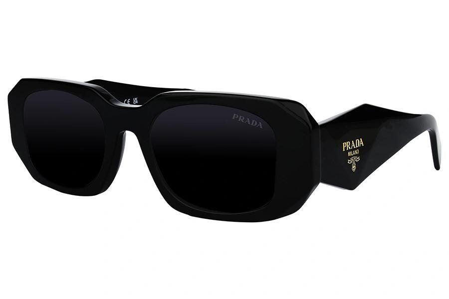 Vintage PRADA Sunglasses Brown Oversized Wrap Y2K Womens