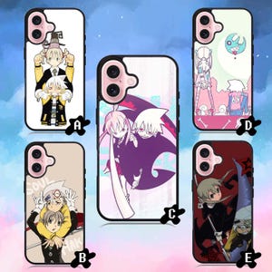 Capa de celular da série anime para iPhone 16 Samsung Galaxy S25 iPad iPod Google LG Capa de borracha