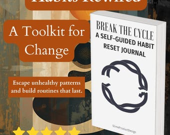 Habit Reset Workbook (40-Page PDF) | Self-Improvement & Routine Builder