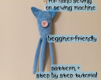 Coraline Squid Plush Pattern PDF | DIY Amigurumi Sewing Template (Instant Download)