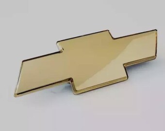 24cm GOLD Front Grille Chevy Emblem For 1999-2002 Silverado 12335633, 1x Chevy 1999-2002  Silverado
