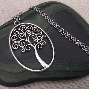 Collana albero stravagante - Ciondolo albero in argento - Collana albero in argento - Collana albero della vita - Regali albero per lei Regali per lei
