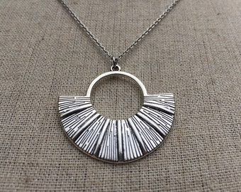 Collana Argento Con Ciondolo Etnico A Piramide - Shanti Gioielli - Foto 3