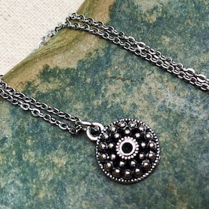 Dainty Bali Necklace - Little Drop Necklace - Dainty Boho Necklace - Little Bohemian Necklace - Dainty Silver Necklace - Boho Jewelry