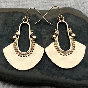 Gold Boho Earrings - Gold Dangle Earrings - Ethnic Gold Earrings - Gifts For Her - Gold Drop Earrings - Gold Bohemian Earrings - Gold Gifts