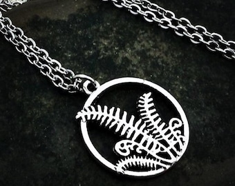 Silver Fern Necklace - Fern Leaf Necklace - Dainty Fern Necklace - Fern Leaf Jewelry - Fern Leaf Gifts - Fern Gifts For Her - Fern Jewelry