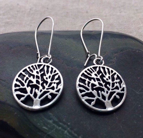 Tree earrings