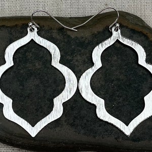 SALE - Large Moroccan Earrings - Big Geometric Earrings - Modern Statement Earrings - Large Boho Dangle Earrings - Big Bohemian Earrings