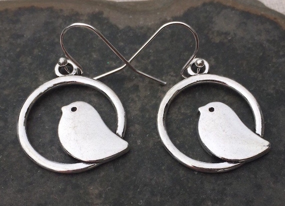 Etsy outlet bird earrings