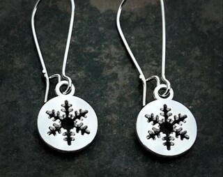 Orecchini A Fiocco Di Neve In Argento Sterling 925 Con Zirconi – BiBeary, Eleganza Invernale
