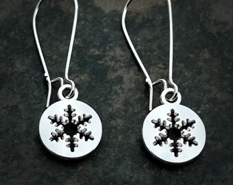 Orecchini A Fiocco Di Neve In Argento Sterling 925 Con Zirconi – BiBeary, Eleganza Invernale