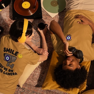Funny Evil Eye T-Shirt- Spiritual Tee, Protective Energy Shirt, Gift for Friends, Unisex Graphic Tee, Sarcastic and Unique Vibe