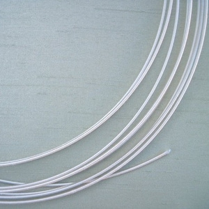 10 Yards 19 Gauge Millinery Wire White