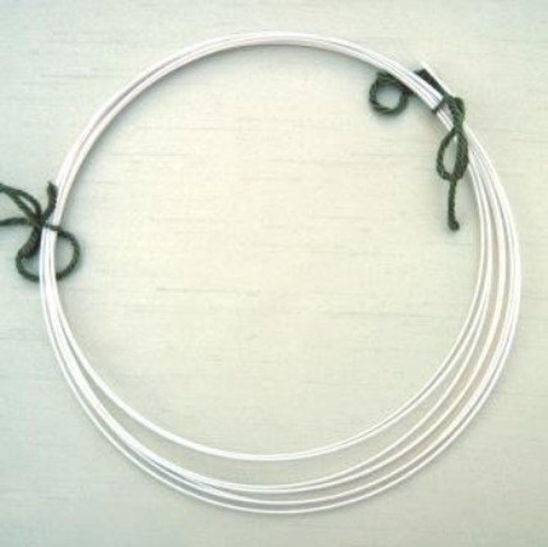 19 Gauge White Millinery Wire 5 Yards Etsy