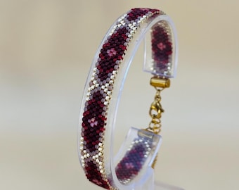 Diseño de joyería con cuentas, patrones para pulseras de peyote con la técnica de conteo impar, descarga de patrones en PDF