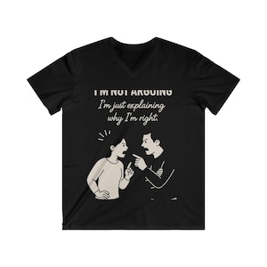 Funny Women V-Neck Tee, Fashionable Graphic T-Shirt, Hilarious Ladies Shirt, Comical Top, Novelty Cotton Apparel