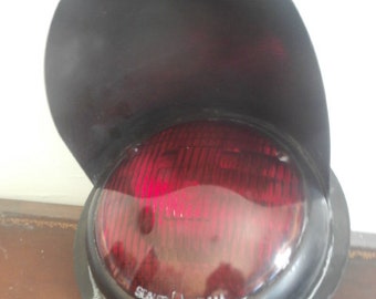 Red Traffic Light Genuine Great for Man Cave