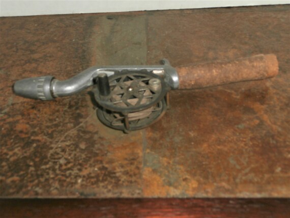antique metal fishing rods